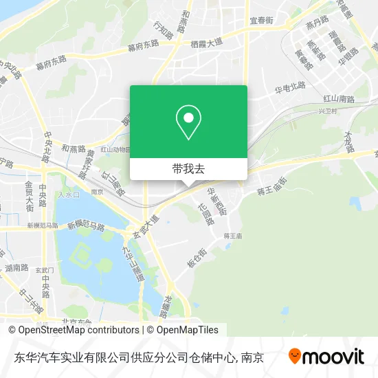 东华汽车实业有限公司供应分公司仓储中心地图