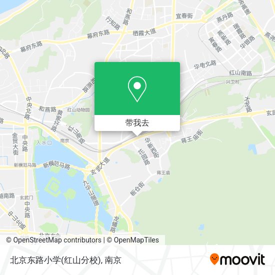 北京东路小学(红山分校)地图