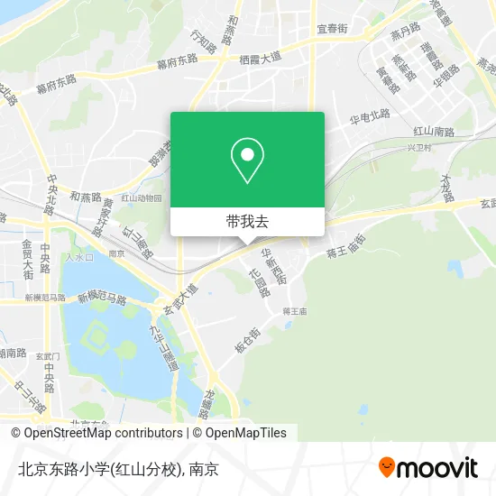 北京东路小学(红山分校)地图