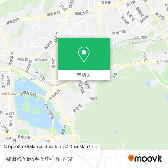 福田汽车欧v客车中心库地图