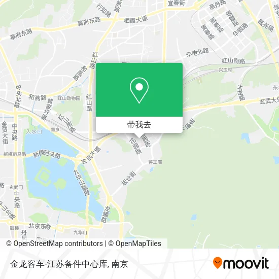 金龙客车-江苏备件中心库地图