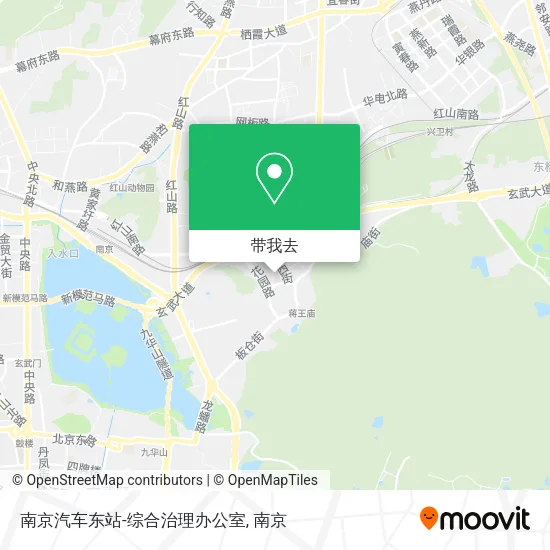 南京汽车东站-综合治理办公室地图