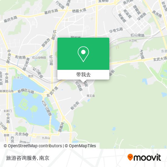 旅游咨询服务地图