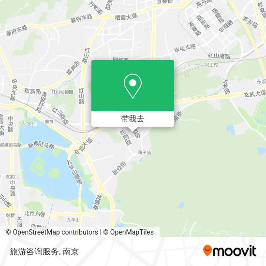 旅游咨询服务地图
