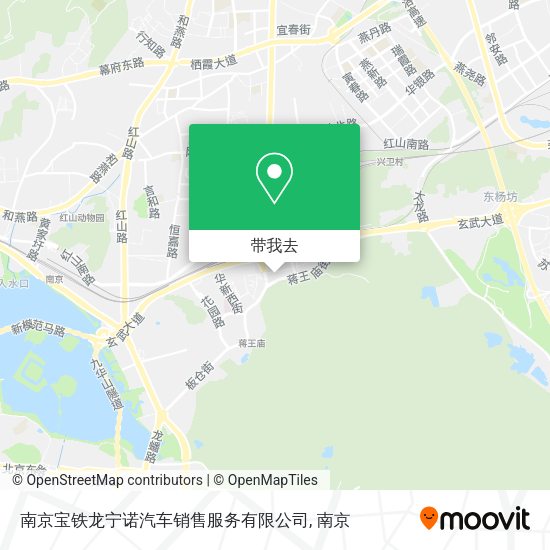 南京宝铁龙宁诺汽车销售服务有限公司地图