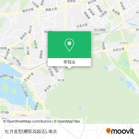 红月造型(樱驼花园店)地图