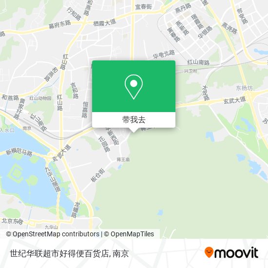世纪华联超市好得便百货店地图
