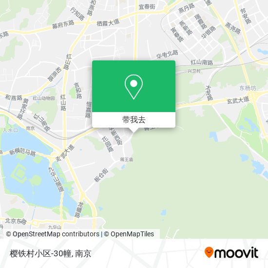 樱铁村小区-30幢地图