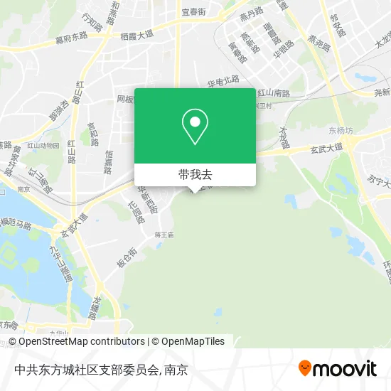 中共东方城社区支部委员会地图