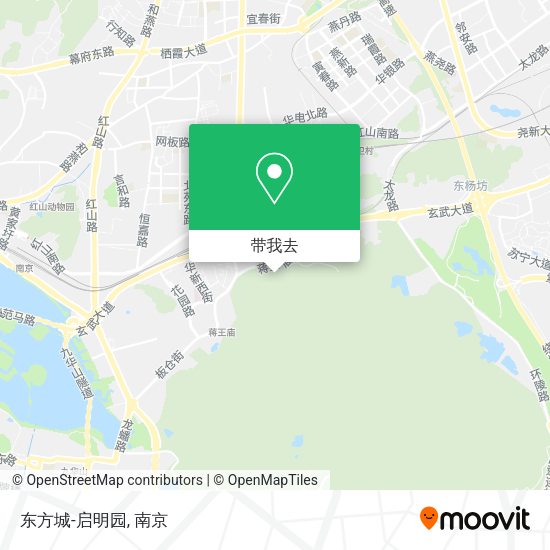 东方城-启明园地图