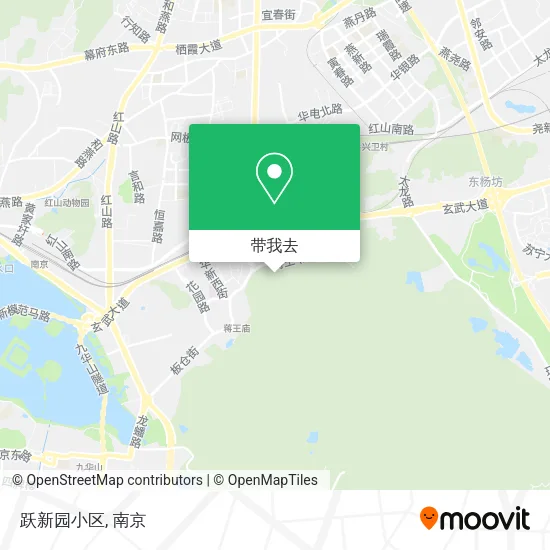 跃新园小区地图