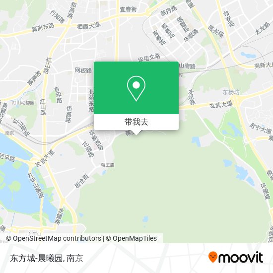 东方城-晨曦园地图