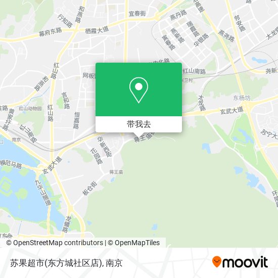 苏果超市(东方城社区店)地图