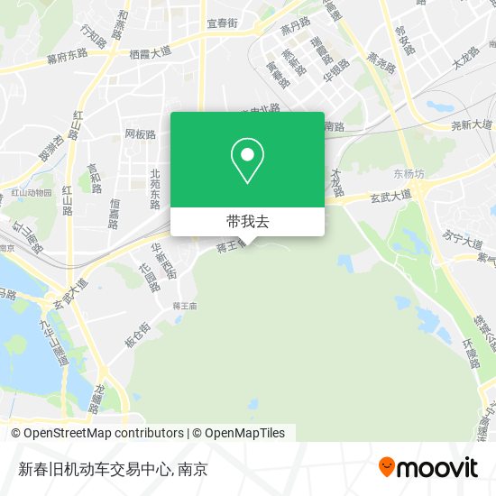 新春旧机动车交易中心地图