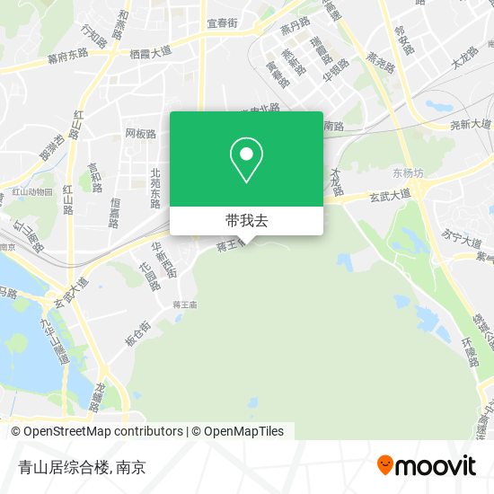 青山居综合楼地图