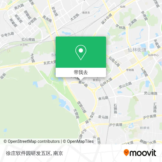 徐庄软件园研发五区地图
