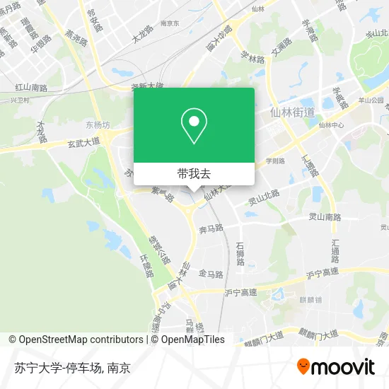 苏宁大学-停车场地图