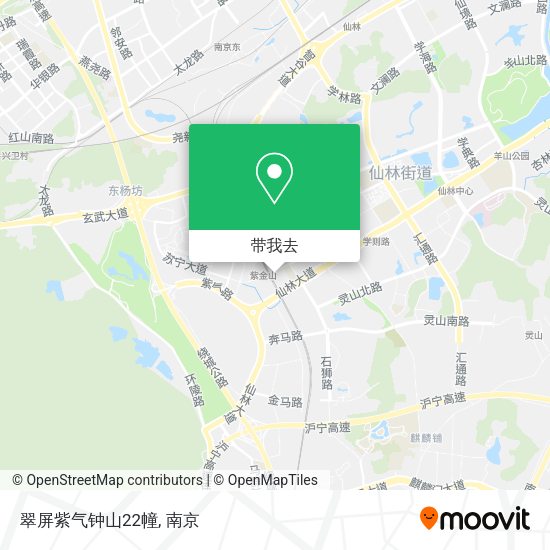 翠屏紫气钟山22幢地图