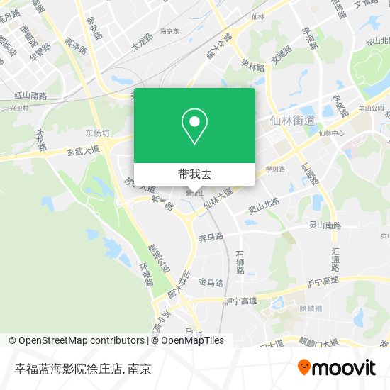 幸福蓝海影院徐庄店地图