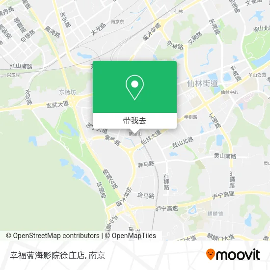 幸福蓝海影院徐庄店地图