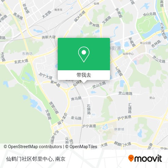 仙鹤门社区邻里中心地图