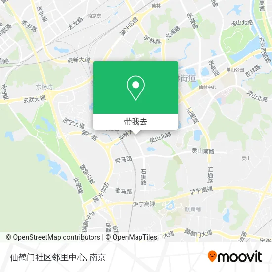 仙鹤门社区邻里中心地图