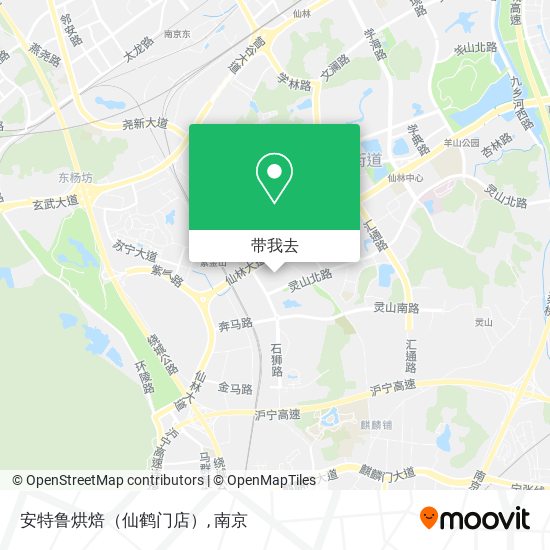 安特鲁烘焙（仙鹤门店）地图