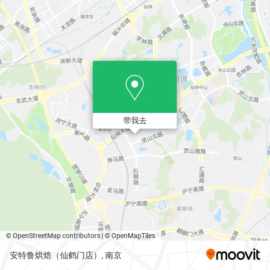 安特鲁烘焙（仙鹤门店）地图