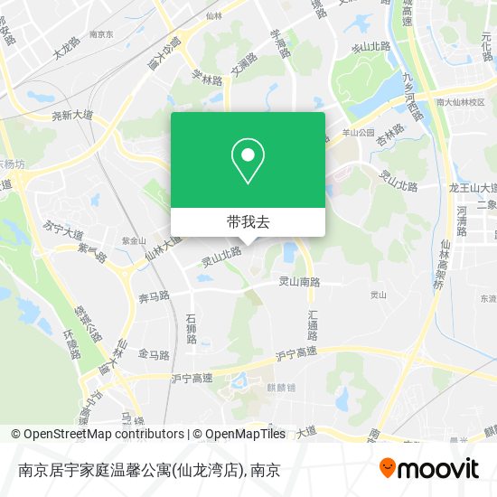 南京居宇家庭温馨公寓(仙龙湾店)地图