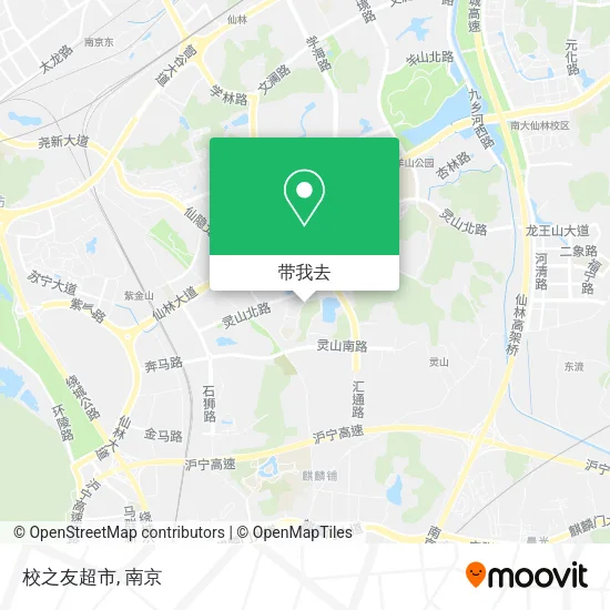 校之友超市地图