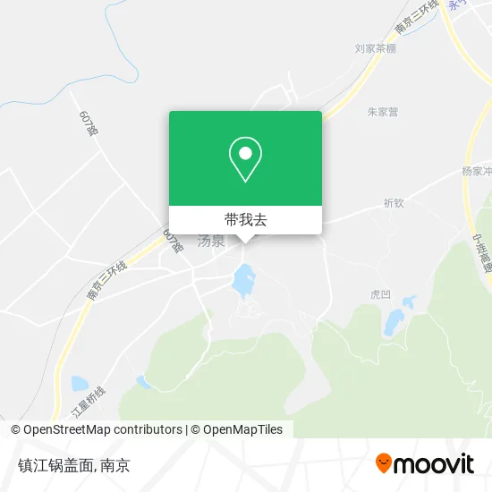 镇江锅盖面地图