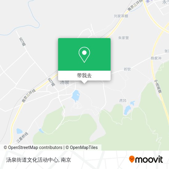 汤泉街道文化活动中心地图
