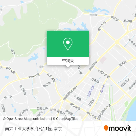 南京工业大学学府苑11幢地图