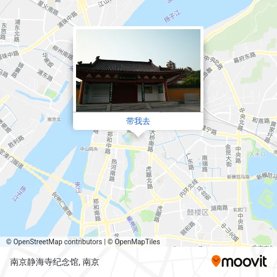 南京静海寺纪念馆地图