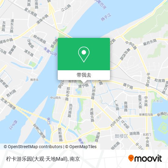 柠卡游乐园(大观·天地Mall)地图