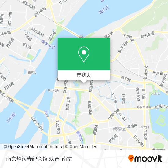 南京静海寺纪念馆-戏台地图