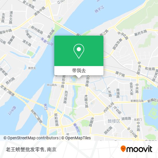 老王螃蟹批发零售地图