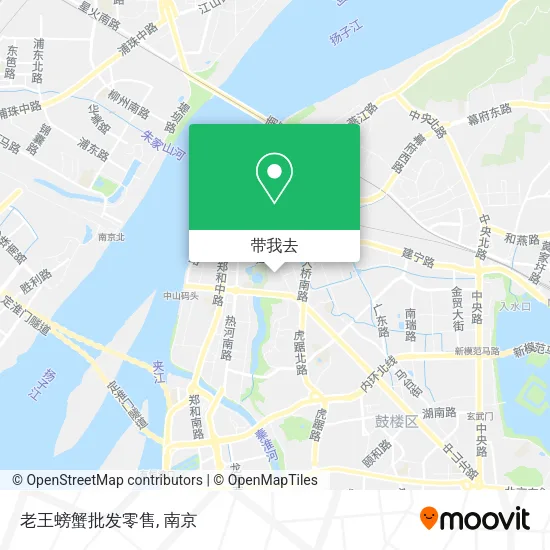 老王螃蟹批发零售地图