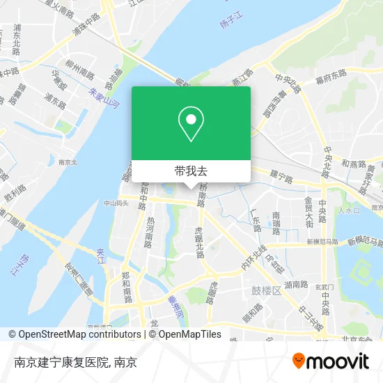 南京建宁康复医院地图