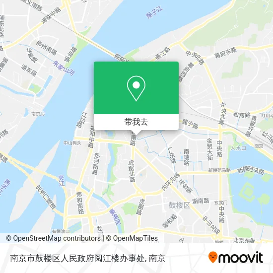 南京市鼓楼区人民政府阅江楼办事处地图