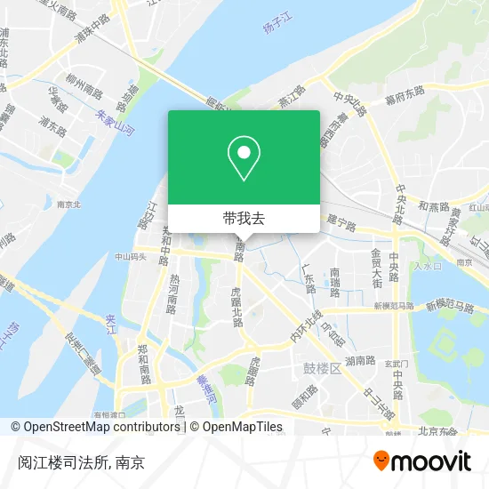 阅江楼司法所地图