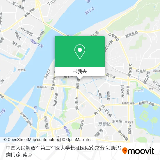 中国人民解放军第二军医大学长征医院南京分院-腹泻病门诊地图