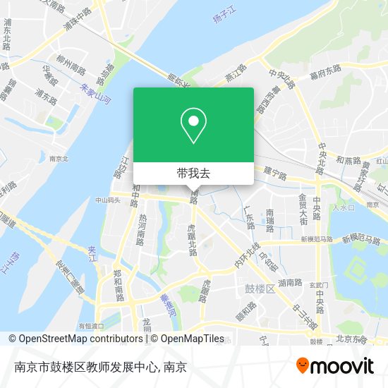 南京市鼓楼区教师发展中心地图