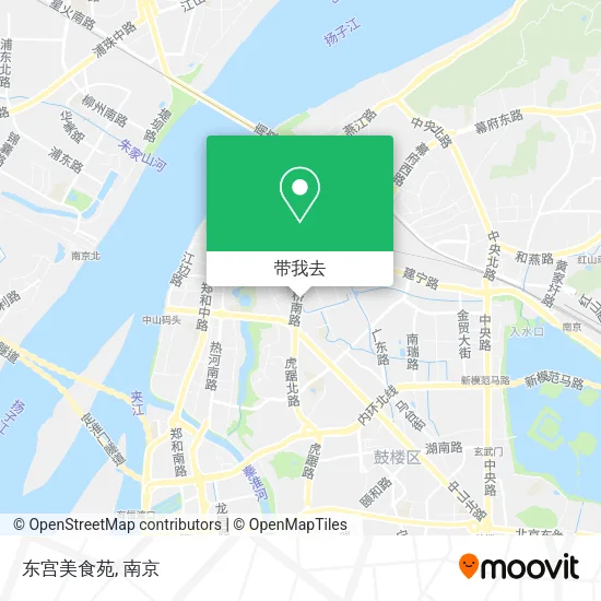 东宫美食苑地图