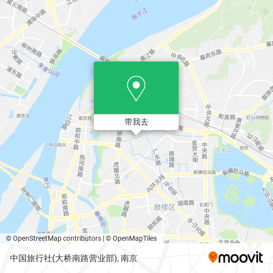 中国旅行社(大桥南路营业部)地图
