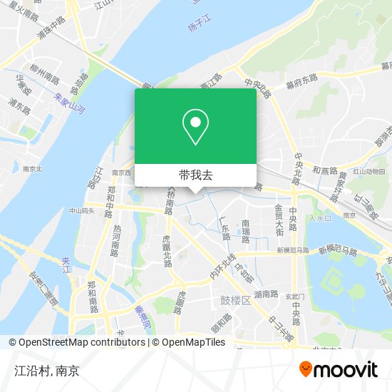 江沿村地图