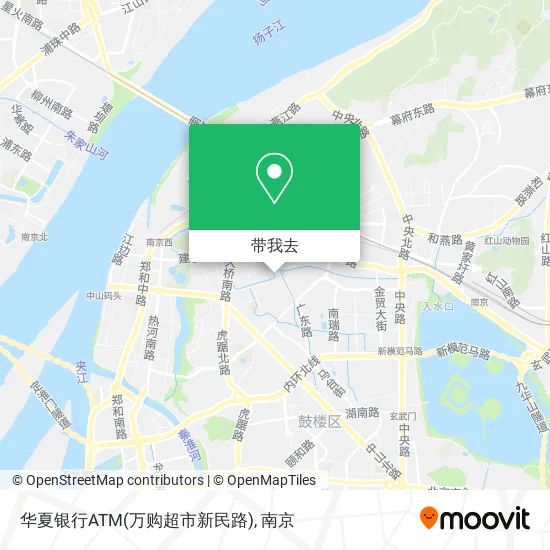 华夏银行ATM(万购超市新民路)地图