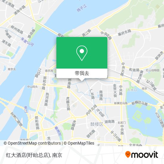 红大酒店(盱眙总店)地图