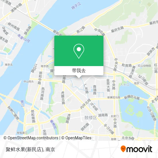 聚鲜水果(新民店)地图