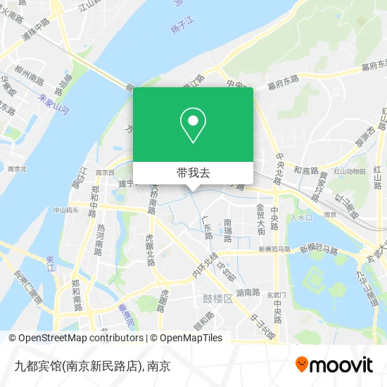 九都宾馆(南京新民路店)地图